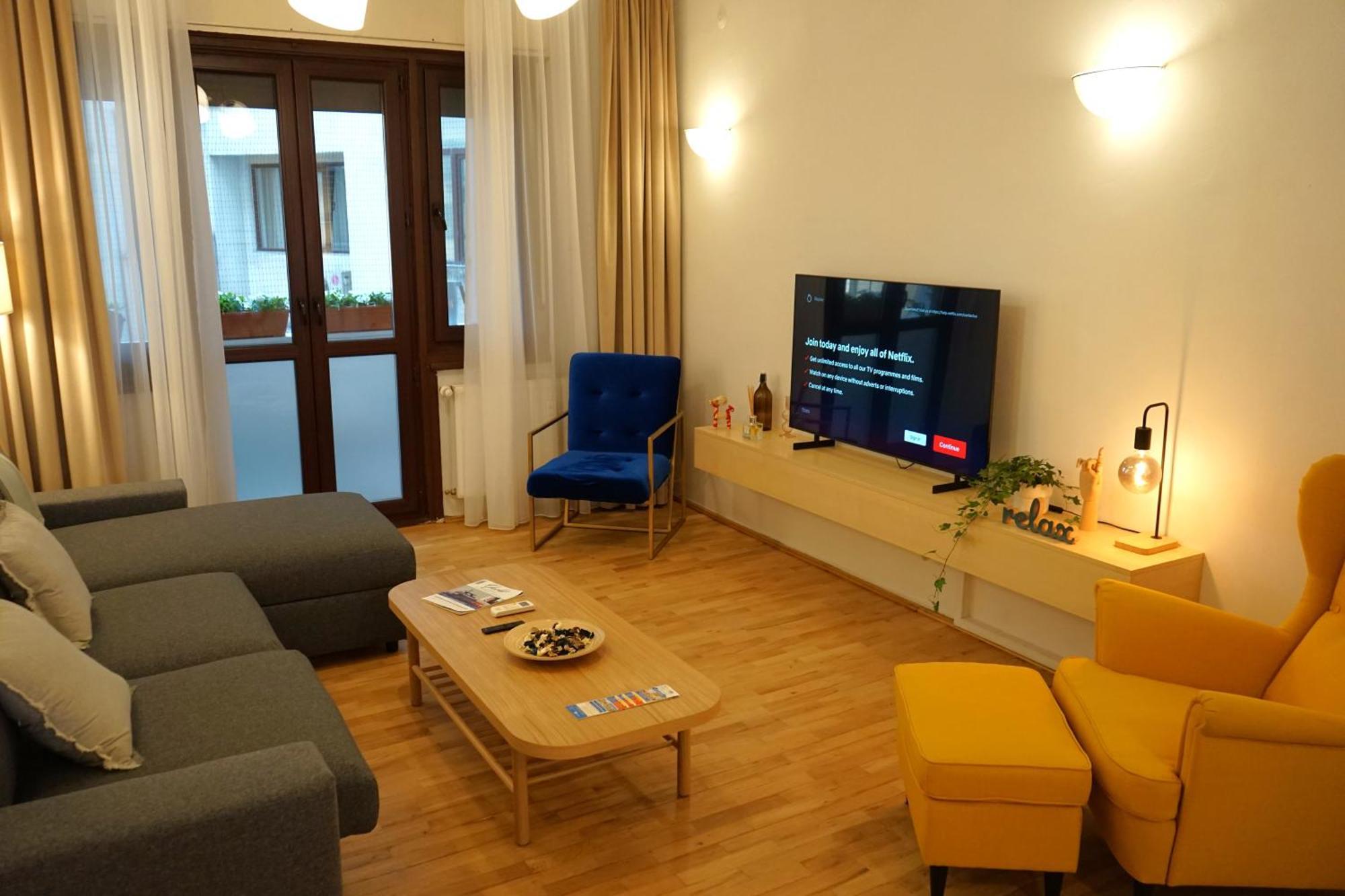Spacious 3Br, 2Bt With 5 Balconies Букурещ Екстериор снимка